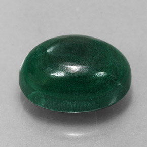 Malachite vert naturelle coupe ovale, 2,02 ct, opaque