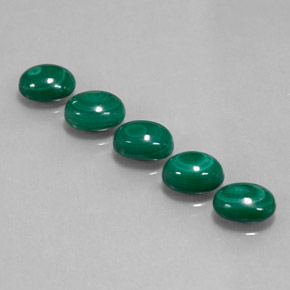 Achetez naturel ct Vert multicolore Malachite gems, Coupe ovale, En provenance Congo chez GemSelect. En stock, livraison internationale!