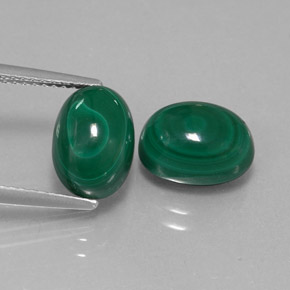 Achetez naturel ct vert malachite gems, coupe ovale, en provenance congo chez gemselect. en stock, livraison internationale!