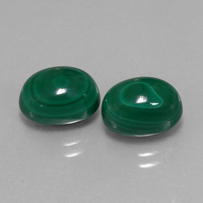 Achetez naturel ct vert malachite gems, coupe ovale, en provenance congo chez gemselect. en stock, livraison internationale!