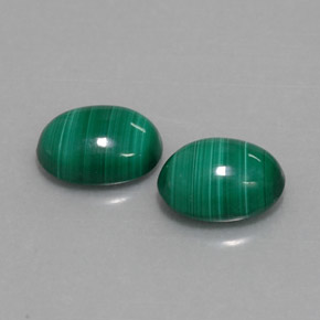 Achetez naturel ct Vert multicolore Malachite gems, Coupe ovale, En provenance Congo chez GemSelect. En stock, livraison internationale!
