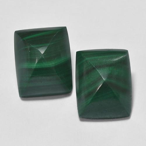 Achetez naturel 9,39ct vert malachite gems, baguette, en provenance congo chez gemselect. en stock, livraison internationale!