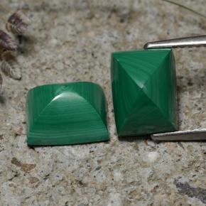 Achetez naturel 7,67ct vert malachite gems, baguette, en provenance congo chez gemselect. en stock, livraison internationale!