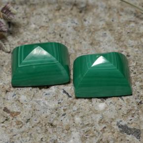 Achetez naturel 7,83ct vert malachite gems, baguette, en provenance congo chez gemselect. en stock, livraison internationale!