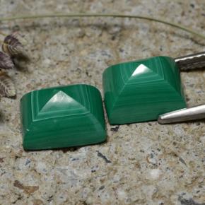 Achetez naturel 7,83ct vert malachite gems, baguette, en provenance congo chez gemselect. en stock, livraison internationale!