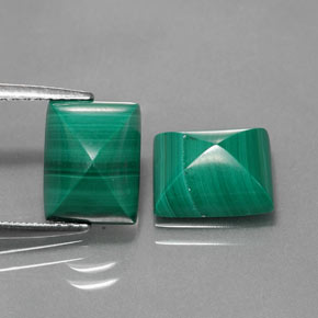 Achetez naturel ct vert malachite gems, baguette, en provenance congo chez gemselect. en stock, livraison internationale!