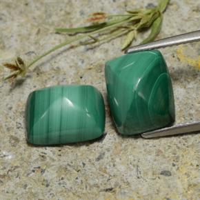 Achetez naturel 9,44ct vert malachite gems, baguette, en provenance congo chez gemselect. en stock, livraison internationale!