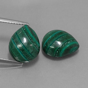Achetez naturel ct vert malachite gems, en forme de poire, en provenance congo chez gemselect. en stock, livraison internationale!