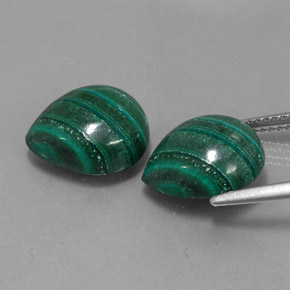 Achetez naturel ct vert malachite gems, en forme de poire, en provenance congo chez gemselect. en stock, livraison internationale!