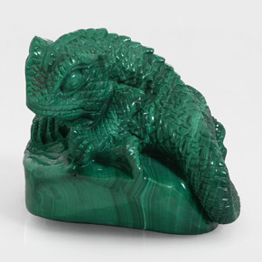 Malachite vert naturelle forme fantaisie, 321,50 ct, opaque
