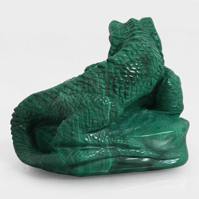 Malachite vert naturelle forme fantaisie, 321,50 ct, opaque