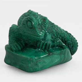 Malachite vert naturelle forme fantaisie, 321,50 ct, opaque