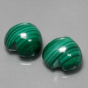 Achetez naturel ct vert malachite gems, forme de coeur, en provenance congo chez gemselect. en stock, livraison internationale!