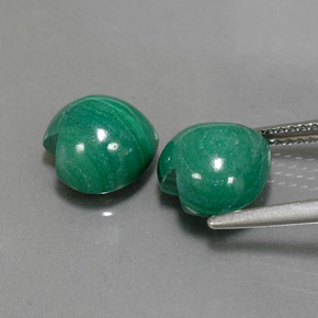 Achetez naturel ct vert malachite gems, forme de coeur, en provenance congo chez gemselect. en stock, livraison internationale!