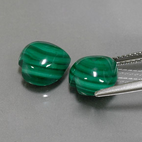 Achetez naturel ct vert malachite gems, forme de coeur, en provenance congo chez gemselect. en stock, livraison internationale!