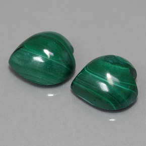 Achetez naturel ct Vert multicolore Malachite gems, Forme de coeur, En provenance Congo chez GemSelect. En stock, livraison internationale!