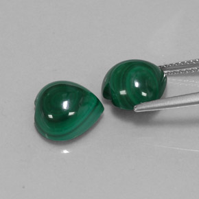 Achetez naturel ct vert malachite gems, forme de coeur, en provenance congo chez gemselect. en stock, livraison internationale!