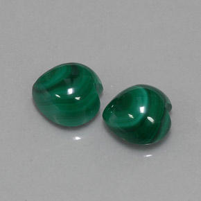Achetez naturel ct vert malachite gems, forme de coeur, en provenance congo chez gemselect. en stock, livraison internationale!