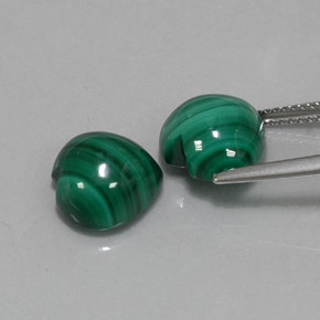 Achetez naturel ct vert malachite gems, forme de coeur, en provenance congo chez gemselect. en stock, livraison internationale!