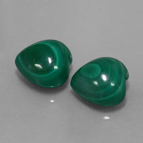 Achetez naturel ct vert malachite gems, forme de coeur, en provenance congo chez gemselect. en stock, livraison internationale!
