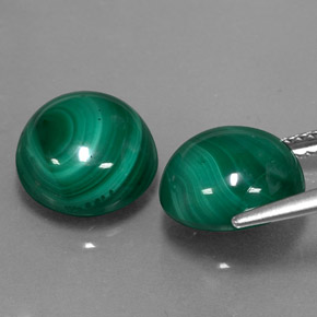 Achetez naturel ct vert malachite gems, coupe roude, en provenance congo chez gemselect. en stock, livraison internationale!