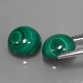 Achetez naturel ct vert malachite gems, coupe roude, en provenance congo chez gemselect. en stock, livraison internationale!
