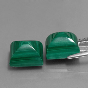 Achetez naturel ct vert malachite gems, baguette, en provenance congo chez gemselect. en stock, livraison internationale!