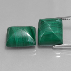 Achetez naturel ct vert malachite gems, baguette, en provenance congo chez gemselect. en stock, livraison internationale!