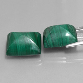 Achetez naturel ct vert malachite gems, baguette, en provenance congo chez gemselect. en stock, livraison internationale!