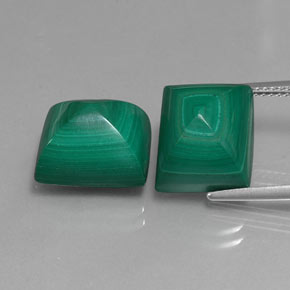 Achetez naturel ct vert malachite gems, baguette, en provenance congo chez gemselect. en stock, livraison internationale!