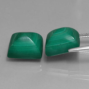 Achetez naturel ct vert malachite gems, baguette, en provenance congo chez gemselect. en stock, livraison internationale!