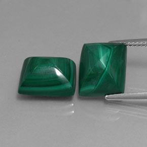 Achetez naturel 14,35ct vert malachite gems, baguette, en provenance congo chez gemselect. en stock, livraison internationale!