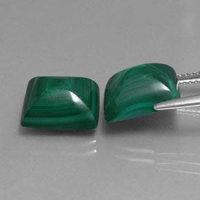 Achetez naturel 14,35ct vert malachite gems, baguette, en provenance congo chez gemselect. en stock, livraison internationale!