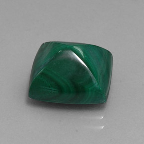 Malachite vert naturelle baguette, 9,52 ct, opaque