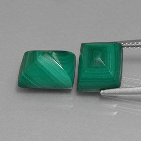 Achetez naturel ct vert malachite gems, baguette, en provenance congo chez gemselect. en stock, livraison internationale!