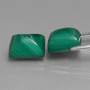 Achetez naturel ct vert malachite gems, baguette, en provenance congo chez gemselect. en stock, livraison internationale!