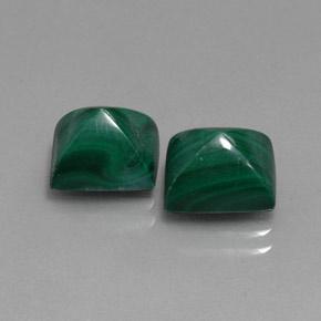 Achetez naturel 8,88ct vert malachite gems, baguette, en provenance congo chez gemselect. en stock, livraison internationale!