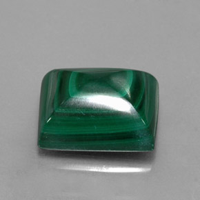 Malachite vert naturelle baguette, 9,15 ct, opaque