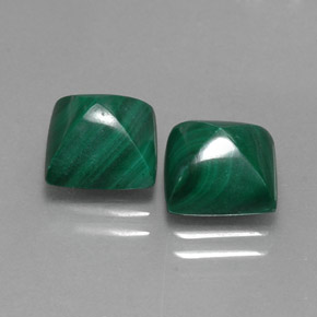 Achetez naturel ct vert malachite gems, carré, en provenance congo chez gemselect. en stock, livraison internationale!