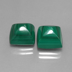 Achetez naturel ct vert malachite gems, carré, en provenance congo chez gemselect. en stock, livraison internationale!