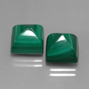 Achetez naturel ct vert malachite gems, carré, en provenance congo chez gemselect. en stock, livraison internationale!
