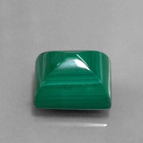 Malachite Vert multicolore naturelle Baquette, 11.50 ct, Opaque