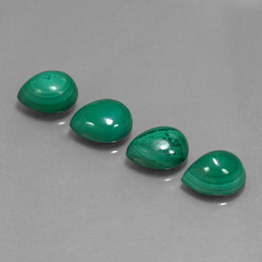 Achetez naturel ct vert malachite gems, en forme de poire, en provenance congo chez gemselect. en stock, livraison internationale!