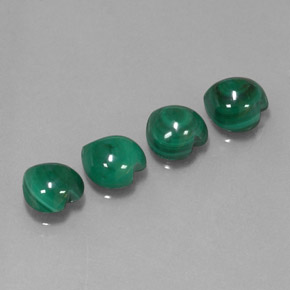 Achetez naturel ct vert malachite gems, forme de coeur, en provenance congo chez gemselect. en stock, livraison internationale!