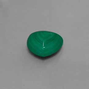 Malachite vert naturelle trillion, 3,02 ct, opaque