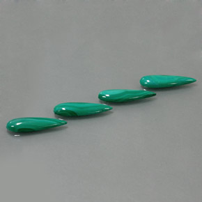 Achetez naturel 8,46ct vert malachite gems, en forme de poire, en provenance congo chez gemselect. en stock, livraison internationale!