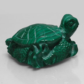 Malachite vert naturelle forme fantaisie, 274,20 ct, opaque