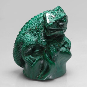 Malachite vert naturelle forme fantaisie, 343,30 ct, opaque