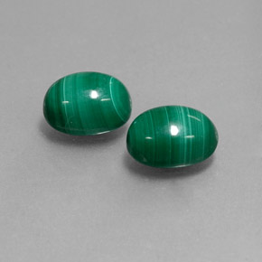 Achetez naturel ct vert malachite gems, coupe ovale, en provenance congo chez gemselect. en stock, livraison internationale!