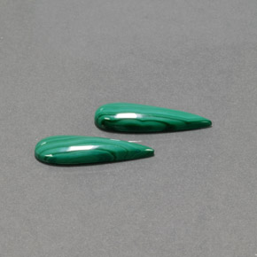 Achetez naturel 5,06ct vert malachite gems, en forme de poire, en provenance congo chez gemselect. en stock, livraison internationale!